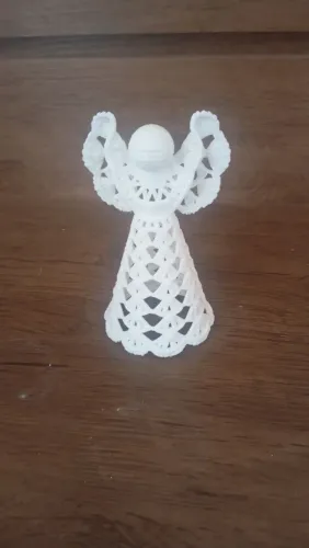 Anjo para árvore de natal em 3d