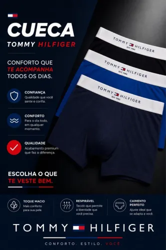 Kit 3 Cuecas - Tommy Hilfiger