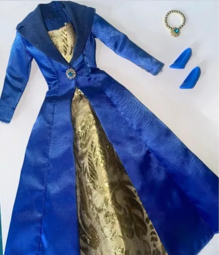 Barbie Fashion Avenue Royal blue and gold