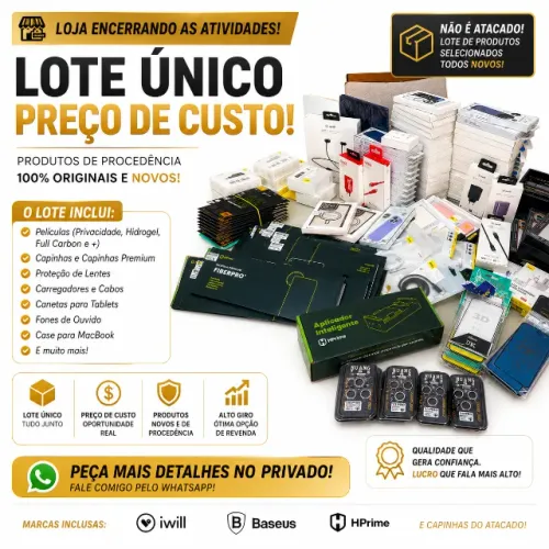 Estoque de loja encerrada ? produtos originais que merecem um novo dono