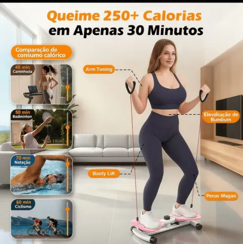 Twister Fitness, queima 250 calorias 