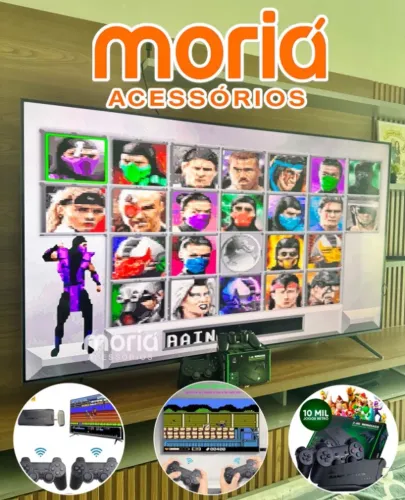 Vídeo Game Pen 10000 Jogos Clássicos Jogo Retro Stick 4K Saída HD