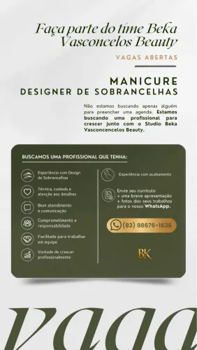 MANICURE E DESIGN DE SOBRANCELHA