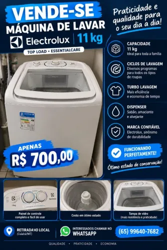 Máquina de lavar roupa