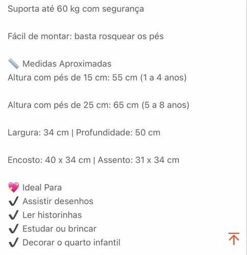 Vendo poltrona infantil