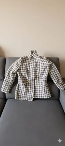 Casaco Tweed Feminino Estilo Chanel - Elegante