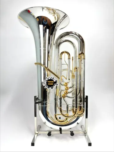 TUBA HS MUSICAL R752 PRATA C/ OURO - NOVA