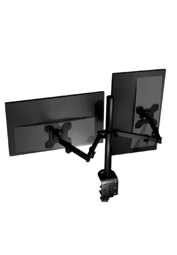 Suporte Articulado para 2 monitores até 27" Get Preto