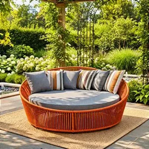 Camas em fibras para jardim