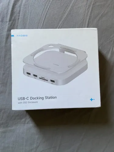 Hub USB-C 3 em 1 Hagibis para Mac Mini M4 HDMI 4K SSD NVMe até 8TB