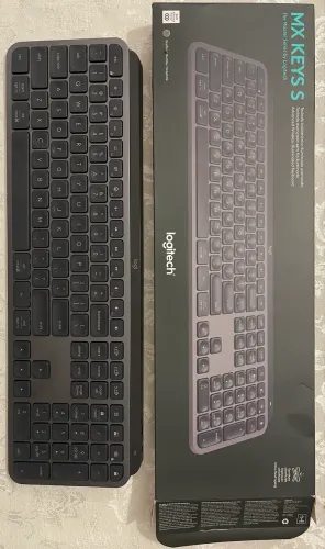 Logitech MX Keys S Original | Tecla C com Defeito | Caixa Original