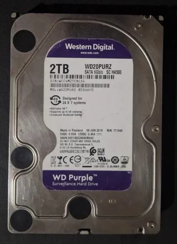 HD 2TB Western Digital Purple