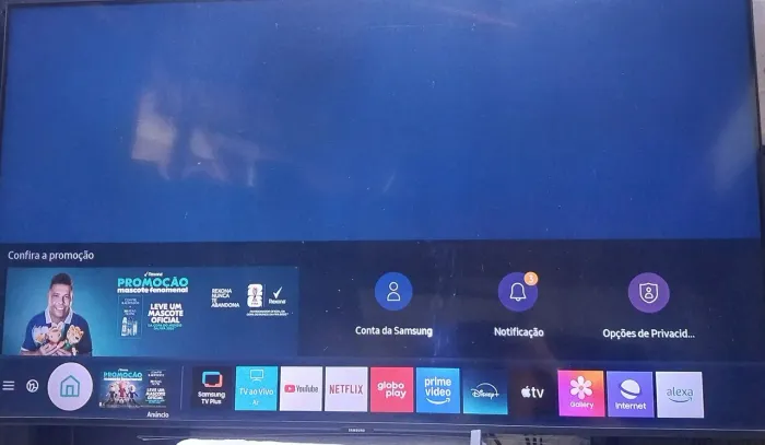 Vendo tv Samsung de 50" smart, tv em perfeito estado de funcionamento. Zap: *