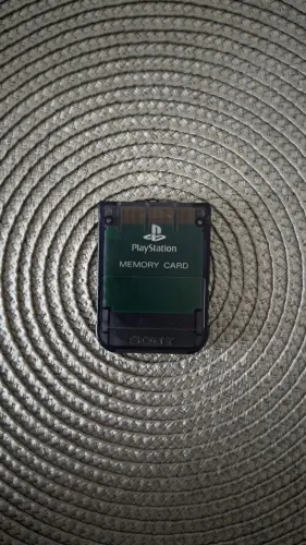 Memory Card PS1 Original 1MB Sony (Slate Gray / Ardósia - Muito Raro)