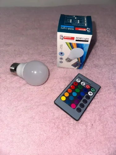 Lâmpada led colorida 
