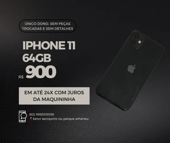 IPHONE 11 64GB SEMINOVO