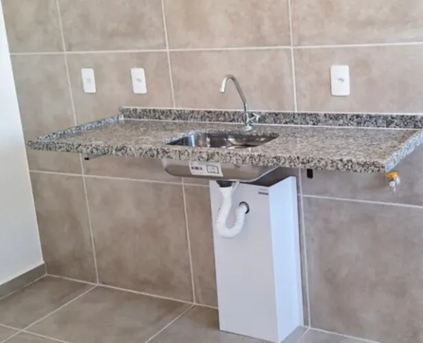 Pia De Granito 1,5 Metros + Cuba de inox