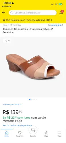 Tamanco Comfortoflex 35