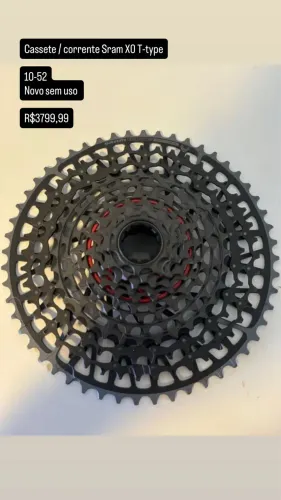 Cassete / corrente Sram X0 T-Type 10-52