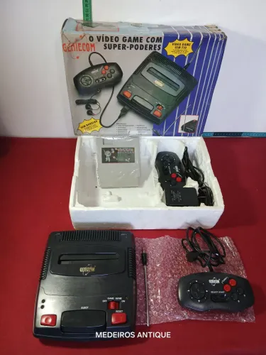 Video game GENIECOM, CLONE do NES, 1992. LEIA O ANÚNCIO
