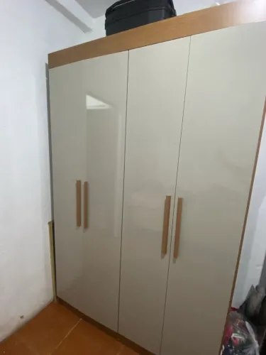 Vendo os 3 : painel de sala e mesa de centro , guarda roupa .