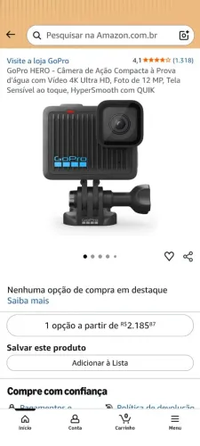 Gopro hero 4k mini