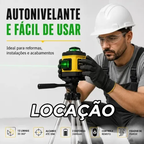 Nivel a Laser R$50/DIA