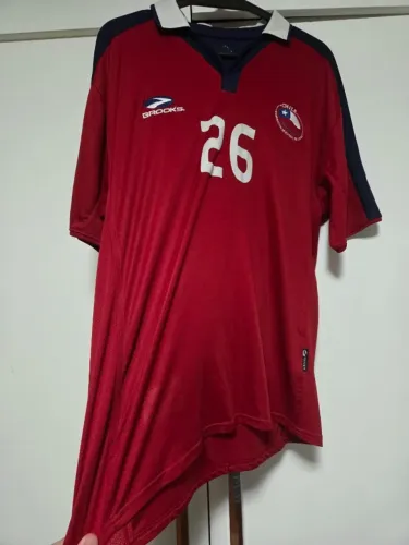 Camisa Chile 2004/06 home De Jogo #26 Humberto Suazo