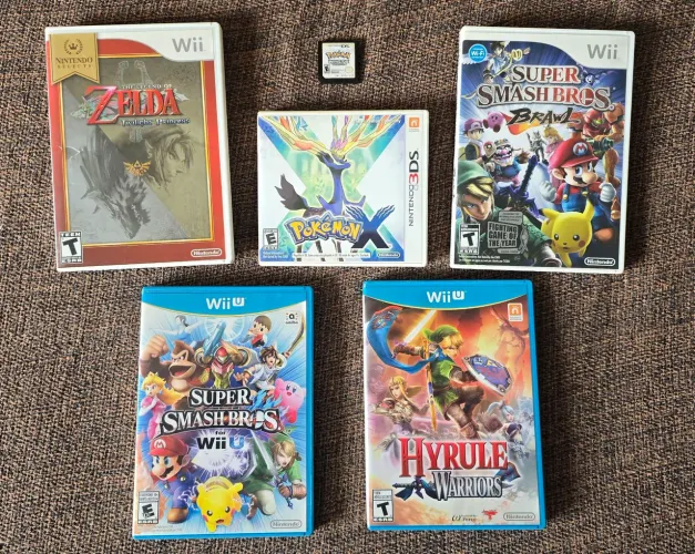 Jogos Nintendo Diversos (Pokémon - Zelda - Smash) (Ler Descrição)