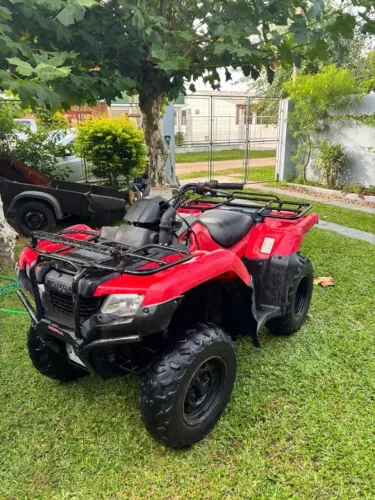 Honda fourtrax 420cc - vermelho com preto