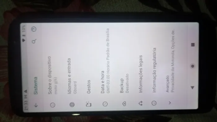Celular moto g6