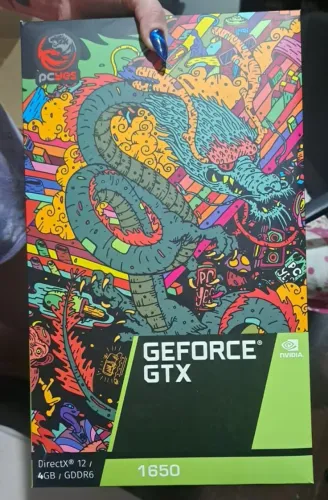 Placa de Vídeo PCYes GTX 1650 4GB GDDR6 - Completa na Caixa (Uso de Fim de Semana)