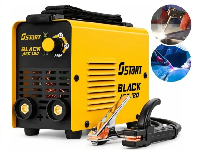 Máquina De Solda Inversora Portátil Start Black Arc 120A - 220V (Nova na Caixa)