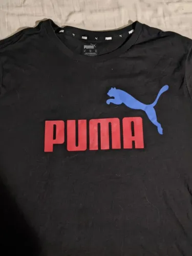 Camiseta Preta Puma Original Tamanho GG