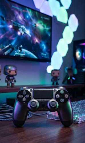 Controle Sem Fio Bluetooth Para Ps4