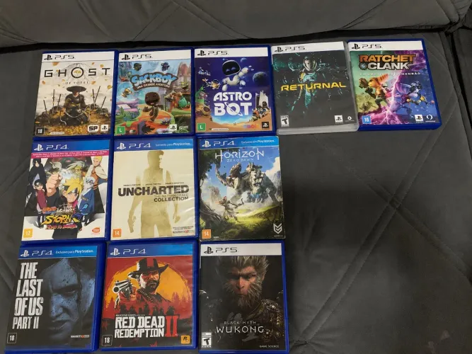 Jogos ps4 e ps5 vendo ou troco valores na descrição