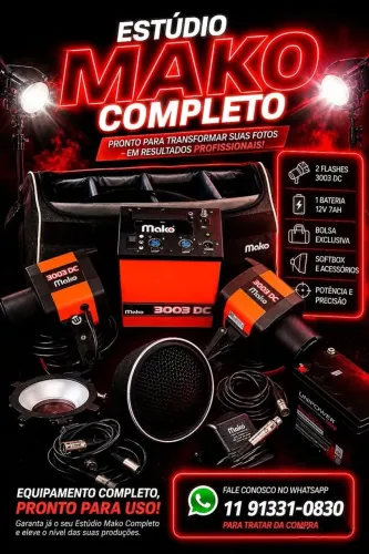 Estudio Mako 3003dc Super completo e seminovo