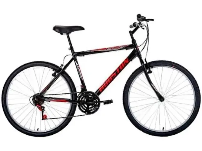 BICICLETA HOUSTON FOXER HAMMER ARO 26 PRETA - FH261S (LACRADO)