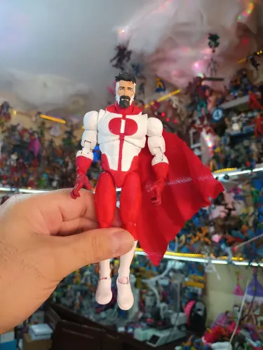 Action Figure Omni-Man Invencível - impresso em 3d - Compatível Marvel Legends