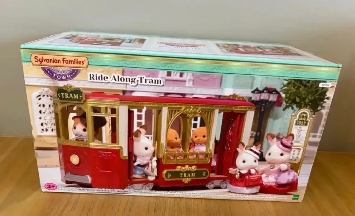 sylvanian families passeio de bonde, lacrado