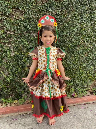 Vestido junino Maria Bonita