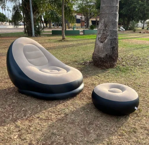 Puff GIGANTE mega confortável inflável a pronta entrega