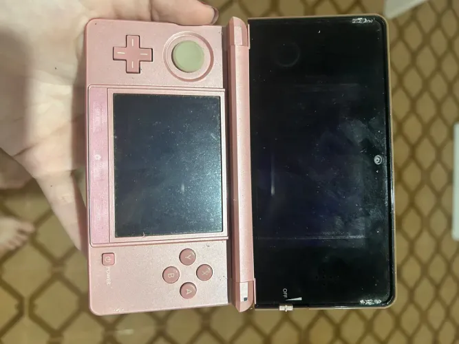 Console portátil nintendo 3ds rosa 