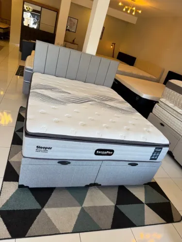 Cama box QUEEN BAÚ COM COLCHÃO TOP - Entrego!