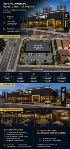 Área Comercial 2.600m² | Av. João da Escóssia | Ideal para Academia / Clínica (BTS)