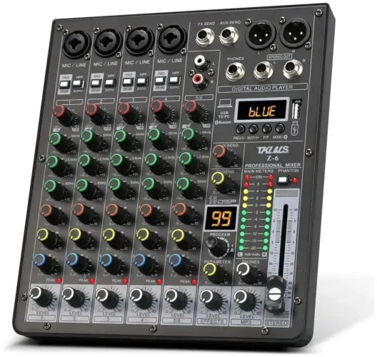 Mesa de som 6 canal tkl