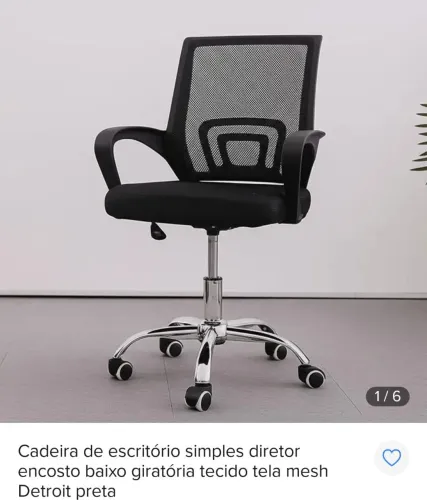 Cadeira Home Office giratória