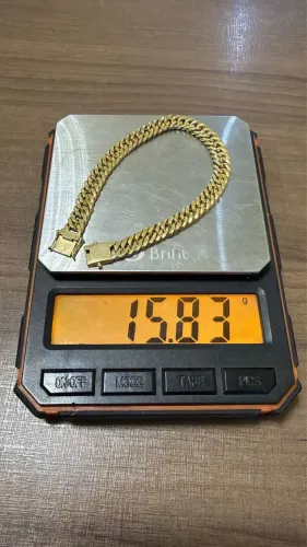 Pulseira ouro 18k ?15g