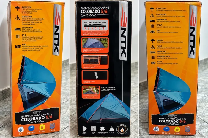 Barraca Nautika Colorado 5/6 Pessoas - Camping