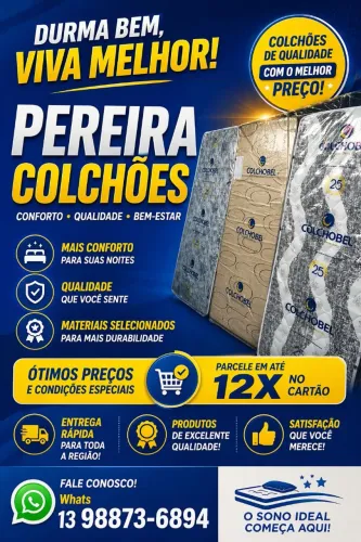 COLCHÕES NOVOS